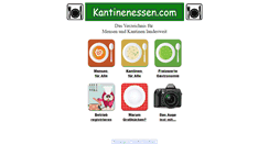 Desktop Screenshot of kantinenessen.com