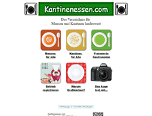 Tablet Screenshot of kantinenessen.com